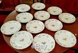 Set of 12 Rosenthal ROKOKO 10 Dinner Plate Plates Continental Rare $840 Retail