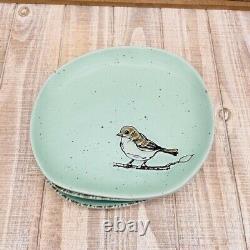 Set of 12 Spectrum Inhomestylez Spring Bird Dinner Plate+Salad Plate+Bowls New