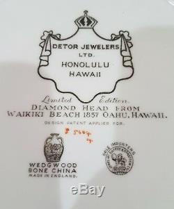 Set of 12 Wedgwood Detor Jewelers Ltd Honolulu Hawaii Limited Edition Plates Set