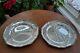 Set Of 2 1795 George Smith Iii & William Fearn Sterling Silver 11 Dinner Plates