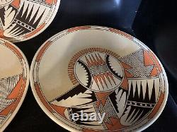 Set of (3) Vintage Mikasa Tribute Indian Feast Dinner Plates 10 ¾, Rare Find