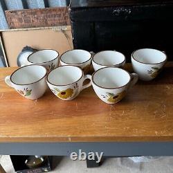 Set of 32 Stangl First Love Dinner Plates Cups And Bowls