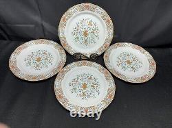 Set of 4 Gien France AU SAINFOIN France Dinner Plates 10 3/8