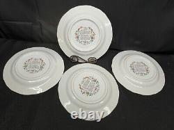 Set of 4 Gien France AU SAINFOIN France Dinner Plates 10 3/8