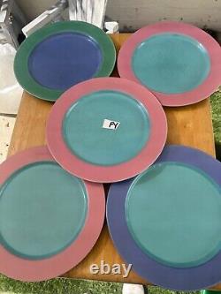 Set of 5 Lindt Stymeist Colorways Dinner Plates 11 P4P