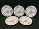 Set Of 5 Minton B796 Bright Floral Asian Style Dinner Plates 10