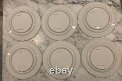 Set of 6 Palio di Siena Contrade Ceramic 10.75 Drummer Dinner Plates