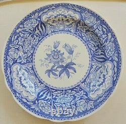 Set of 6 Spode Blue Room Collection China Dinner Plates 10.5 Blue & White