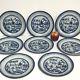 Set Of 8 19th Century Chinese Canton Porcelain 10 Dinner Plate