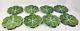 Set Of 8 Bordallo Pinhiero Green Cabbage Leaf Dinner Plates 10 3/4