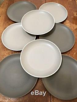 Set of 8 Edith Heath Ceramic Coupe Dinner Plates Sausalito CA Pottery Set New