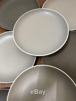 Set of 8 Edith Heath Ceramic Coupe Dinner Plates Sausalito CA Pottery Set New