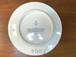 Set of 8 Raynaud & Co PAO TING Dinner Plates Chinese Ming Doucai Limoges France