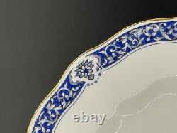 Set of (8) Royal Crown Derby Milldale Gold 10 5/8 Dinner Plates A. 1326