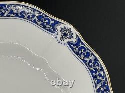 Set of (8) Royal Crown Derby Milldale Gold 10 5/8 Dinner Plates A. 1326