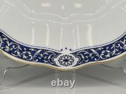 Set of (8) Royal Crown Derby Milldale Gold 10 5/8 Dinner Plates A. 1326