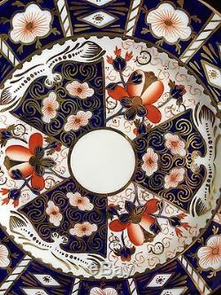 Set of 9 Royal Crown Derby Traditional Imari Dinner Plate 9.25 For Tiffany