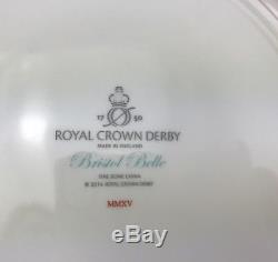 Set of five Brand new Royal Crown Derby Bristol Belle 10.5 dinner plates