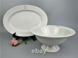 Shabby Chic off-white Dinner Service Set for 6. Plates etc. French antique style