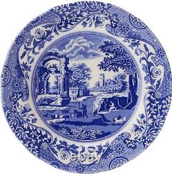 Spode Blue Italian Collection 12 Piece Dinnerware Set, Fine Earthenware