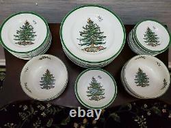 Spode Christmas Tree Dinnerware Set, Service for 12 (46 Pieces)