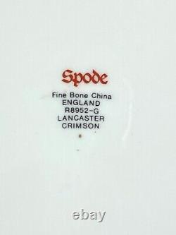 Spode Fine Bone China Lancaster Crimson 4 Piece Place Setting