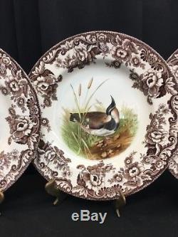 Spode Woodland Dinner Plates Set of 6 All Different (am71)