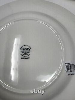Spode Woodland Pheasant Dinner Plates Set of 4 10 3/4 New