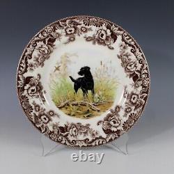 Spode Woodland Set Of 6 Dinner Plates- 5 Different Dog Designs+ Red Fox