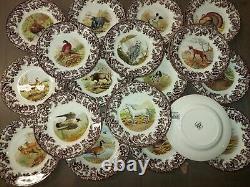 Spode Woodland set of 16 Salad Plates includes 16 Designs+ 10 dinner plates