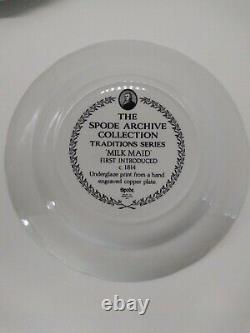 Spode the archive collection Traditions series black set of 5 new