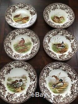 Spode woodland dinner plates Set Of Six
