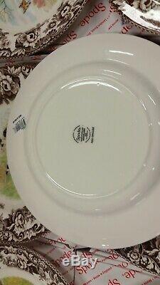 Spode woodland set of 10 dinner plates Includes 10 different designs