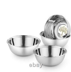 Stainless Steel Dinner Set 61 PCs Life of Tree Design Plates Bowl Glass Spoon