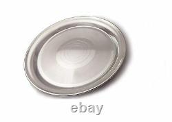 Stainless Steel Small Dinner Serving Plates 20 cm Set of 24 Pieces