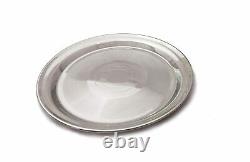 Stainless Steel Small Dinner Serving Plates 20 cm Set of 24 Pieces