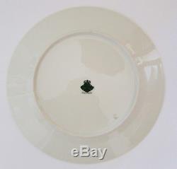 Stunning Rosenthal Continental Ivory 2101 Floral Gilded Dinner Plates Set of 12