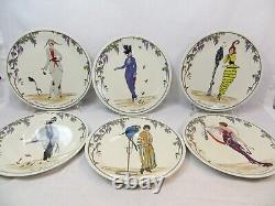 Stunning Villeroy & Boch Design 1900 Dinner Plates in Orig. Box Set of 6 Plates