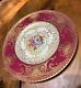 Stunning Vintage Royal Worcester Gilt Floral Bone China Dining Plates Set Of 12