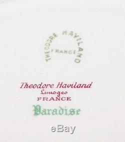 Stunning Vintage Set Of 6 Haviland Limoges France Paradise 9 1/2 Dinner Plates