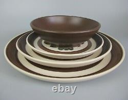 Superb 1960's vintage Langley Denby Mayflower pottery Dinner Set Service for 8
