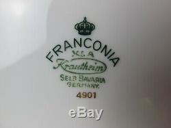 Superb vintage Franconia White Hydrangea Dinner Service / Set for 10. Plates