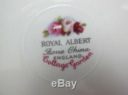 Superb vintage Royal Albert Cottage Garden DINNER SET / SERVICE. Plates