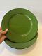 Taitu Uno Solid Green Set Of 4 Dinner Plates 11 Party Plates Emilio Bergamin