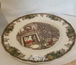 The Friendly Village Christmas Set of 2 Dinner Plates by Johnson Brothers