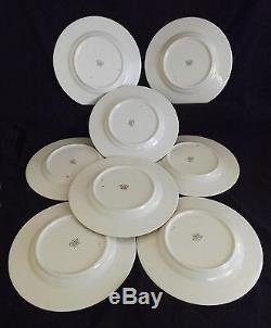 Theodore Haviland NY Berkeley Set of 8 Dinner Plates 10 3/4 -Very Lightly Used