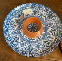 Tommy Bahama Spanish Terracotta theme Dinner plates, Bowls, serving bowl Platter