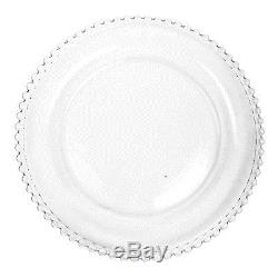 Transparent Glass Dinner Set 18Pc Kitchen Service Dining Plates Bowls Tableware