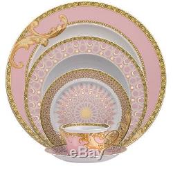VERSACE BYZANTINE MEDUSA 5 PIECE PLACE SETTING OF Dinner PLATE CUP NEW BOX $700