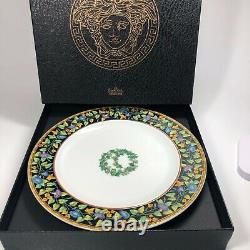 VERSACE by ROSENTHAL Fine Porcelain GOLD IVY China 6 Piece Dinner Set With Boxes